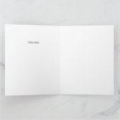 Carte Rose rouge avec Bud Joyeux anniversaire (Intérieur)