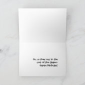 Carte Rose Rouge Blanc Amour Hawaiian Funny Joyeux Anniv (Intérieur)