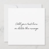 Carte Rose rouge élégante avec écrit "Je t'aime" (Dos)