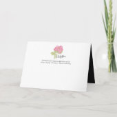 carte 'Rose Rouge' - L'Amour Fait (Dos)