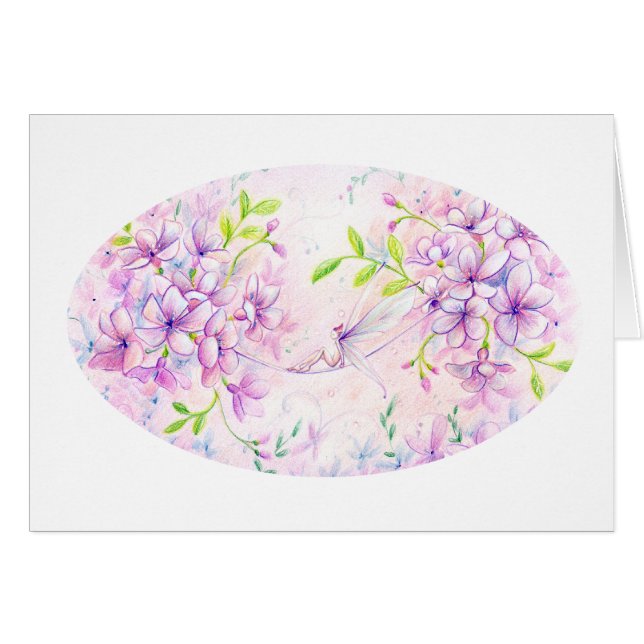 Carte rose sombre (Devant Horizontal)