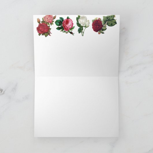 Carte rose Tea Cup Love Notes (Intérieur)