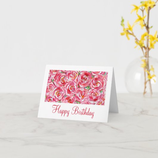 Carte rose-tea-roses (Fleur jaune)