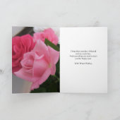Carte Rose unique (Intérieur)