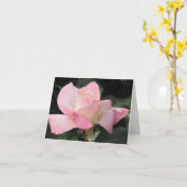 Carte Rose volant de rose (Fleur jaune)