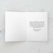 Carte Rosebud Brother And Wife Personalised Anniversary (Intérieur)