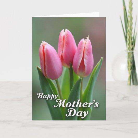 Carte Rosebud pour la Fête des Mères (Devant)