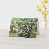 Carte Rosebush in Blossom par Vincent van Gogh (Fleur jaune)
