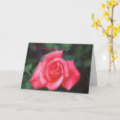 Carte RoseCustom1, En souvenir (Fleur jaune)