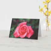 Carte RoseCustom1, En souvenir (Fleur jaune)