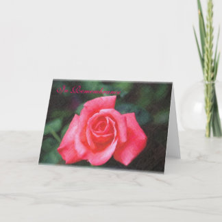 Carte RoseCustom1, En souvenir