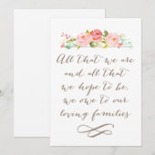 Carte Roseraie Tout ce que nous sommes (Devant / Derrière)