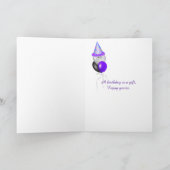 Carte Roses arc-en-ciel pour anniversaire (Intérieur)