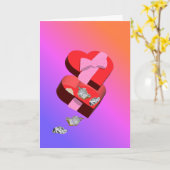 Carte Roses are red, chocolates are gone (Fleur jaune)