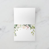 Carte Roses blanches À ma maman et papa le jour de mon m (Intérieur)