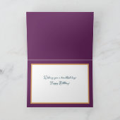 Carte Roses blanches Chic élégant Bouquet floral Anniver (Intérieur)