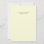 Carte Roses blanches Sage Eucalyptus Citron MARIAGE jaun (Dos)