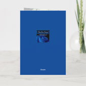 Carte Roses Bleus Vignes 2  (Dos)