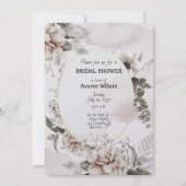 Carte Roses Brown et rouges de l'aquarelle muette (Devant)