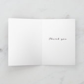 Carte Roses chaudes années 1920 Robe Flapper Merci Art D (Intérieur)