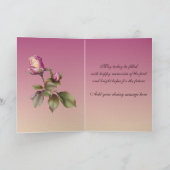 Carte Roses d'anniversaire ... (Intérieur)