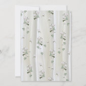 Carte Roses d'aquarelle blanche peints sur la soie de ch (Dos)