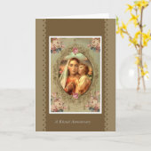 CARTE ROSES DE JÉSUS D'ENFANT DE CHAPELET DE VIERGE (Fleur jaune)