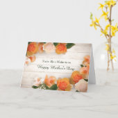 Carte Roses de la Tangerine comme une mère (Fleur jaune)