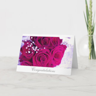 Carte Roses de mariage
