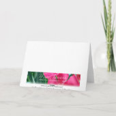 Carte Roses de thé du jardin (Dos)