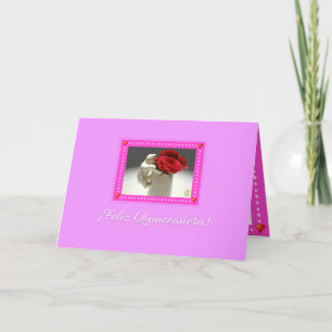 Carte Roses de thé et de kitty de Quinceañ