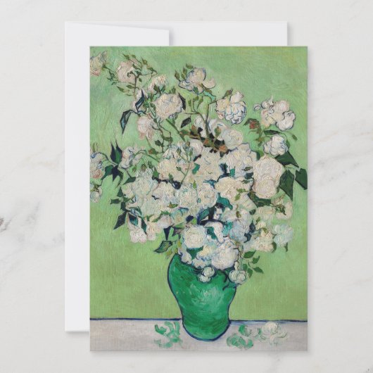 Carte Roses de Vincent Van Gogh (Devant)