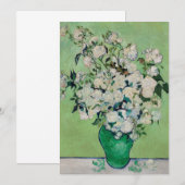 Carte Roses de Vincent Van Gogh (Devant / Derrière)