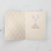 Carte roses du 35e anniversaire sur damask (Intérieur)