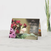 Carte Roses En Fleur (Dos)