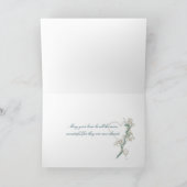 Carte Roses et anneaux Mariages (Intérieur)