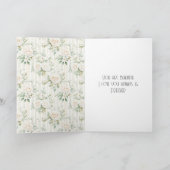 Carte Roses Floral Peacock Beauty Is Love (Intérieur)