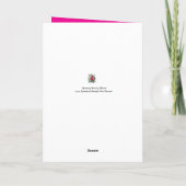 Carte Roses Folded Greeting Card (Dos)