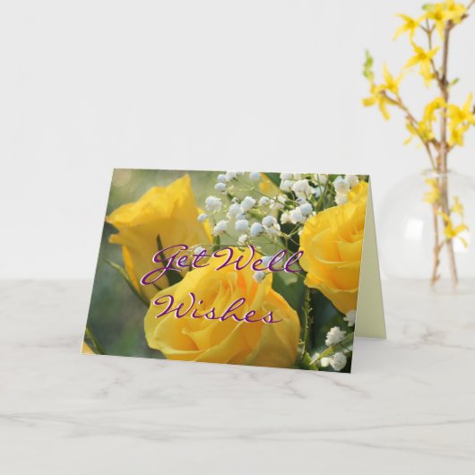 Carte Roses Jaunes 2007-b- personnaliser pour toute occa (Fleur jaune)