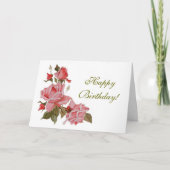 Carte Roses, Joyeux anniversaire ! (Devant)