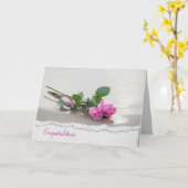 Carte Roses Mariages Roses Sur La Plage (Fleur jaune)