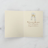 Carte Roses mariages sur la Bible avec moulin (Intérieur)