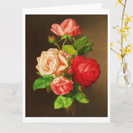 Carte Roses par Andreas Lach Poster (Fleur jaune)