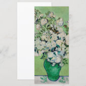 Carte Roses par Vincent Van Gogh (Devant / Derrière)