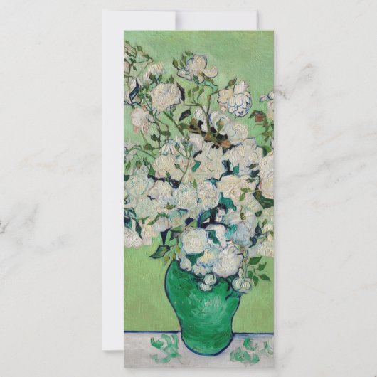 Carte Roses par Vincent Van Gogh (Devant)