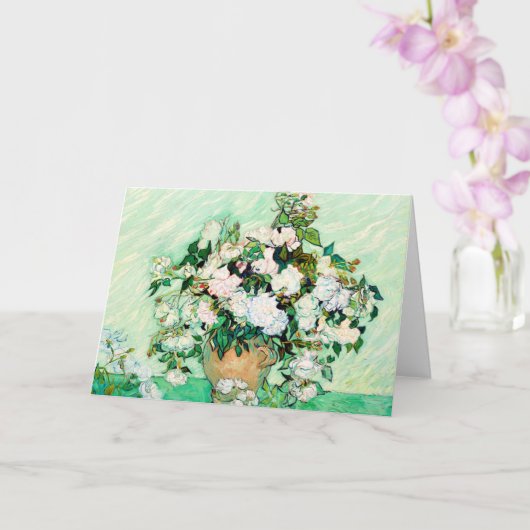 Carte Roses par Vincent van Gogh (Orchidée)
