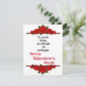 Carte Roses pour amant (Debout devant)