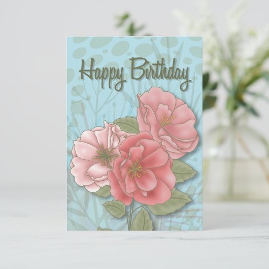 Carte Roses pour Geri (Debout devant)