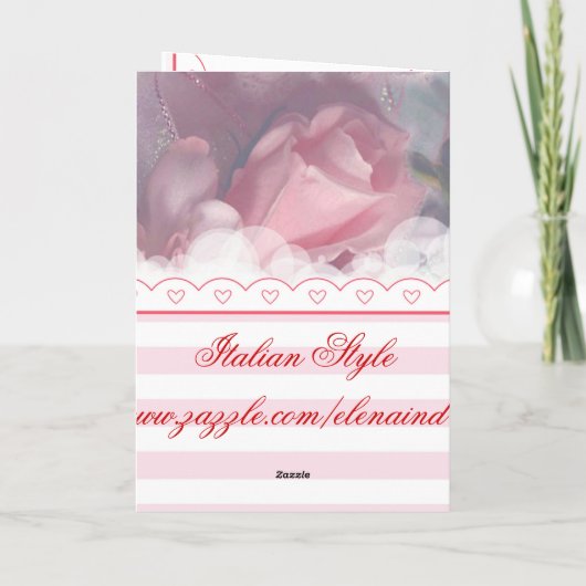 Carte roses pour vous (Dos)