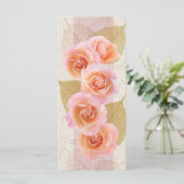 Carte Roses roses (Debout devant)
